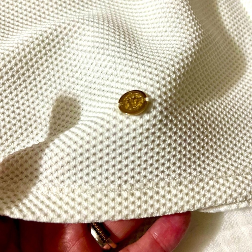Anne Klein Elegant White Top - Large - Picture 4 of 7